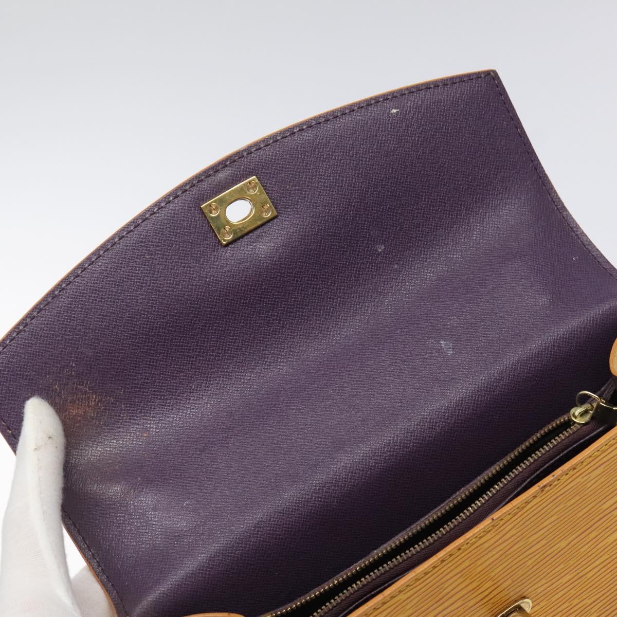 LOUIS VUITTON Epi Malesherbes Hand Bag Tassili Yellow Jonne M52379 Auth sw669