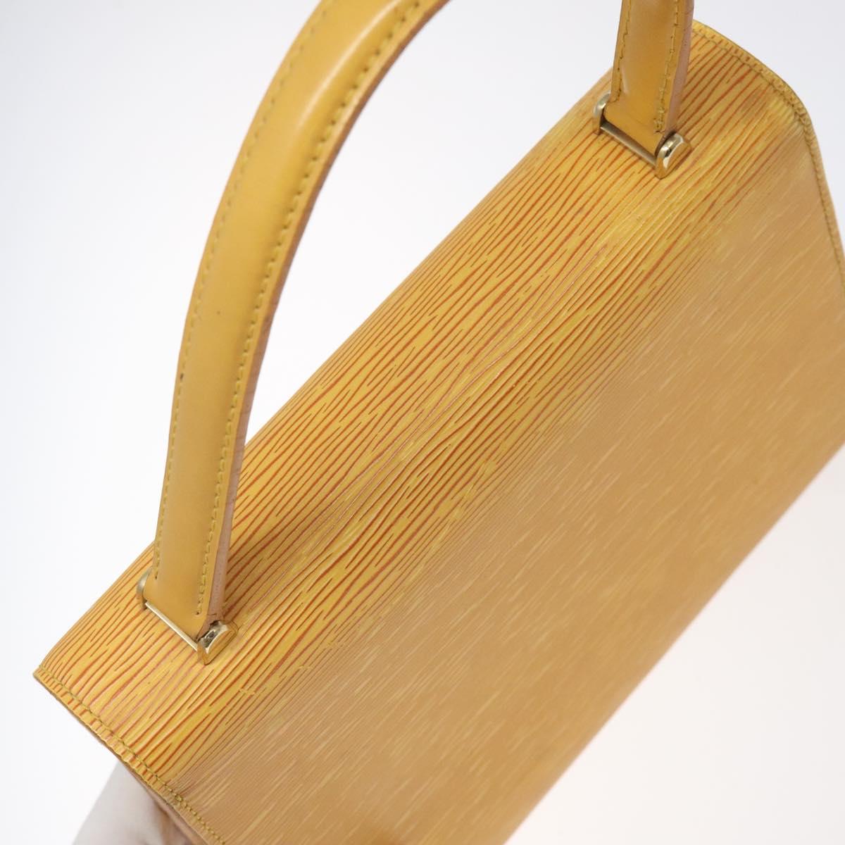 LOUIS VUITTON Epi Malesherbes Hand Bag Tassili Yellow Jonne M52379 Auth sw669