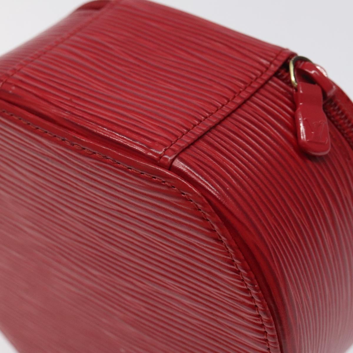 LOUIS VUITTON Epi Ecrin Bijoux 12 Jewelry Box Red M48207 LV Auth sw670