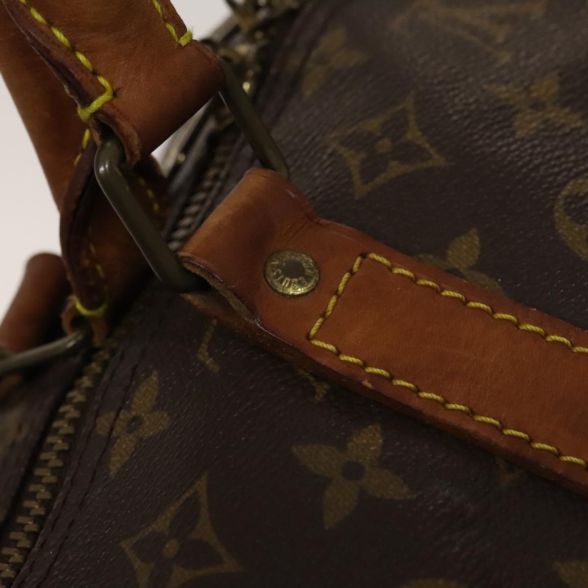 LOUIS VUITTON Monogram Keepall Bandouliere 60 Boston Bag M41412 LV Auth sw695