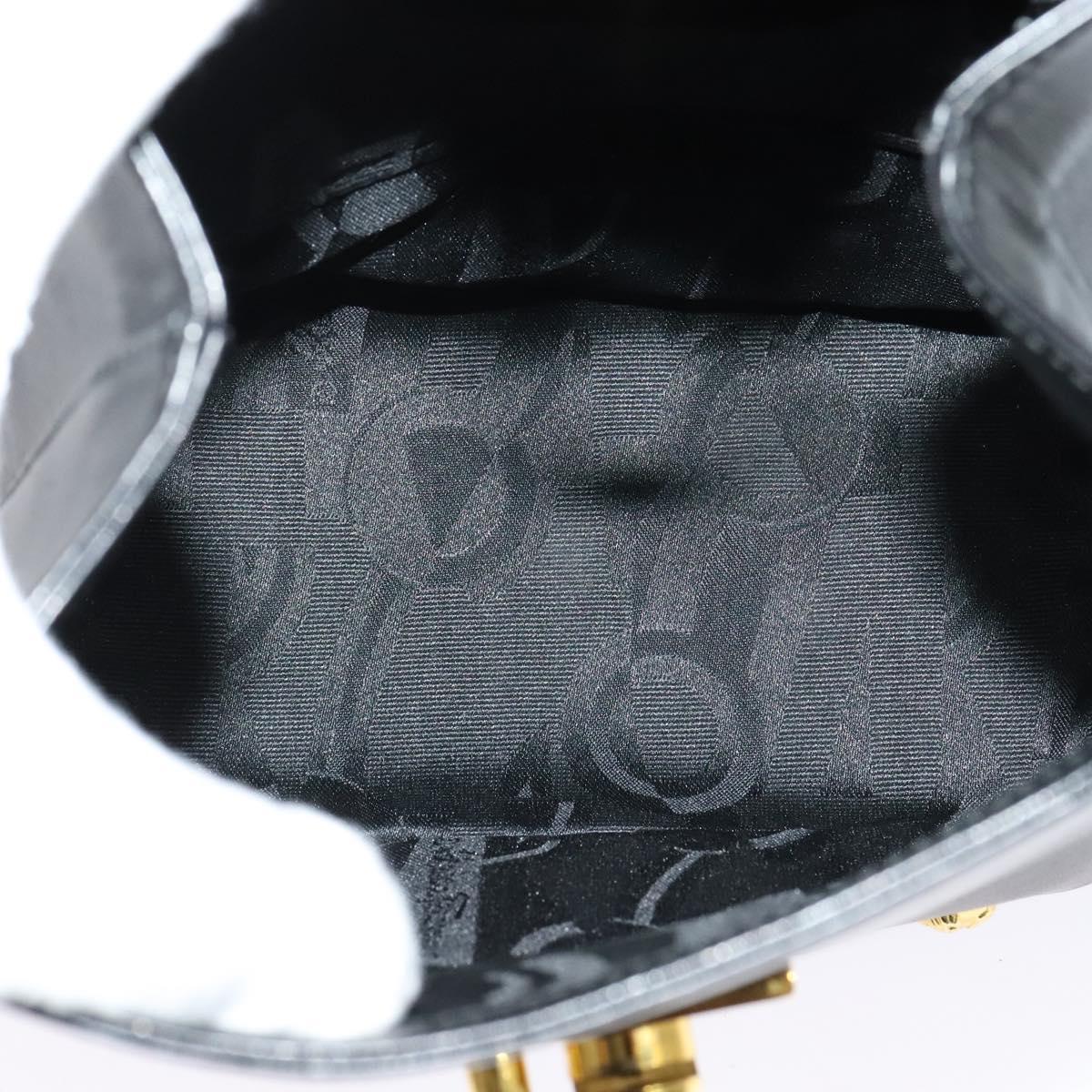 Salvatore Ferragamo Backpack Leather Black Gold Auth sw700