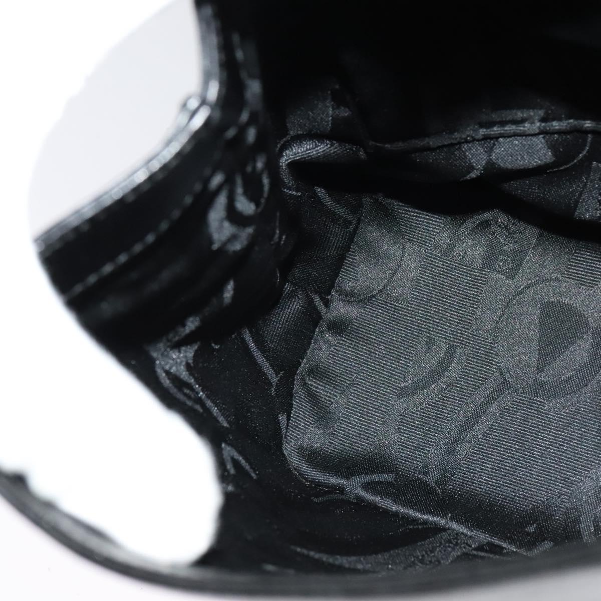 Salvatore Ferragamo Backpack Leather Black Gold Auth sw700