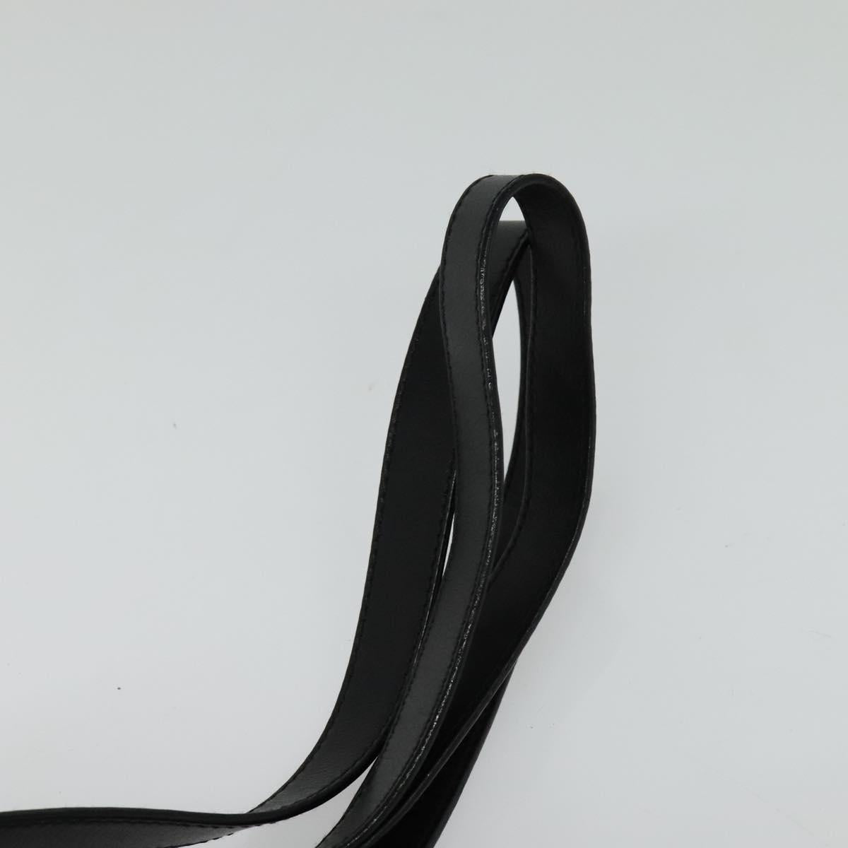 Salvatore Ferragamo Backpack Leather Black Gold Auth sw700