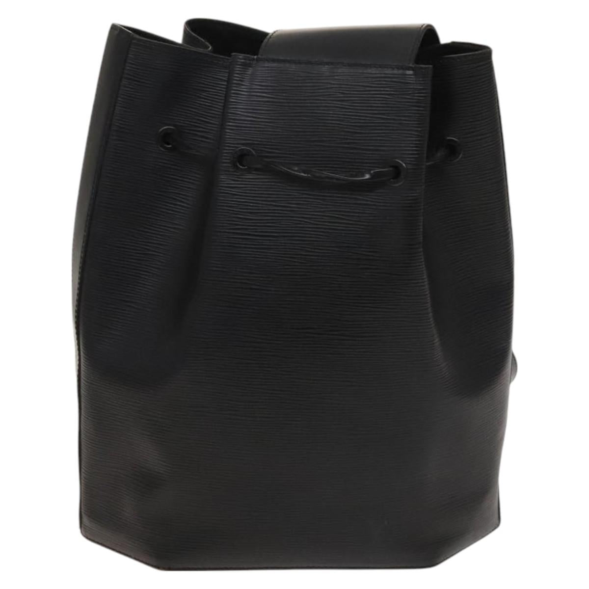 LOUIS VUITTON Epi Sac A Dos Shoulder Bag Black M80153 LV Auth sw777