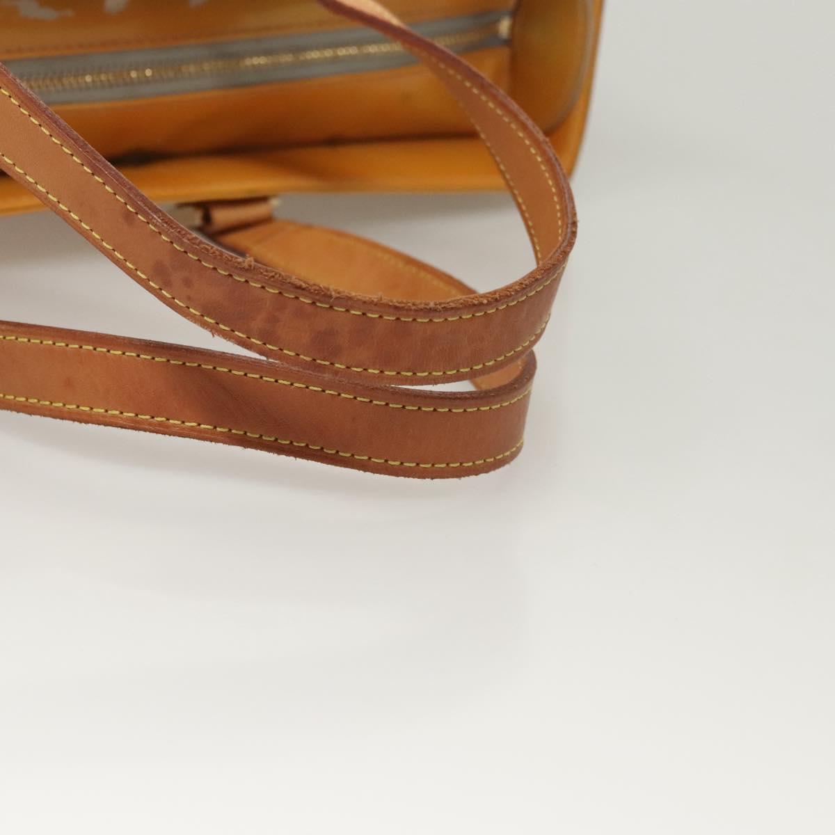 LOUIS VUITTON Monogram Vernis Columbus Tote Bag Gris M91028 LV Auth sw778