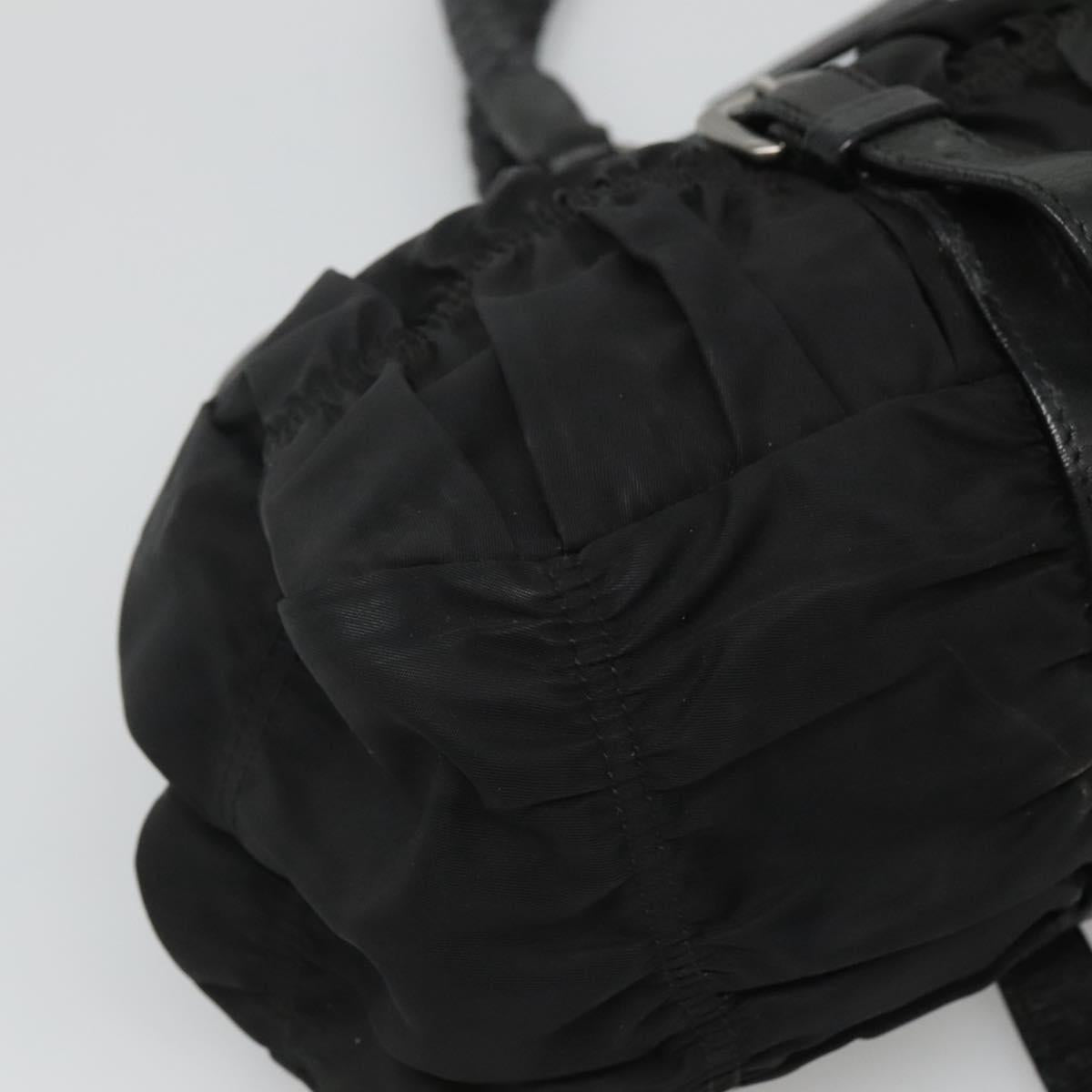 PRADA Shoulder Bag Nylon Black Auth SW793