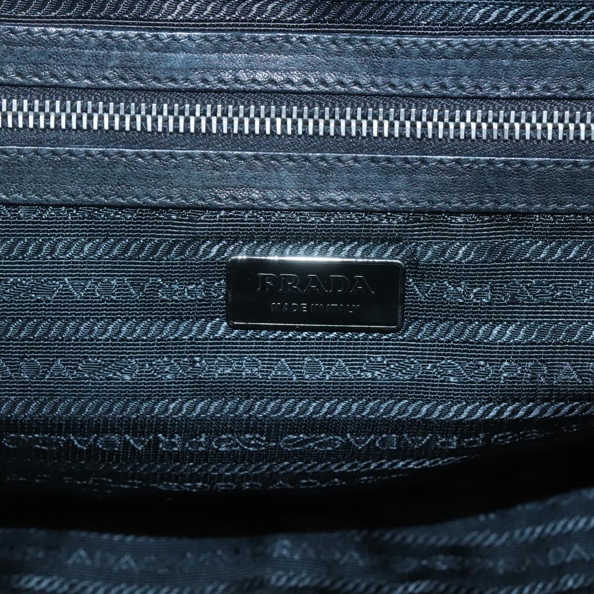 PRADA Shoulder Bag Nylon Black Auth SW793