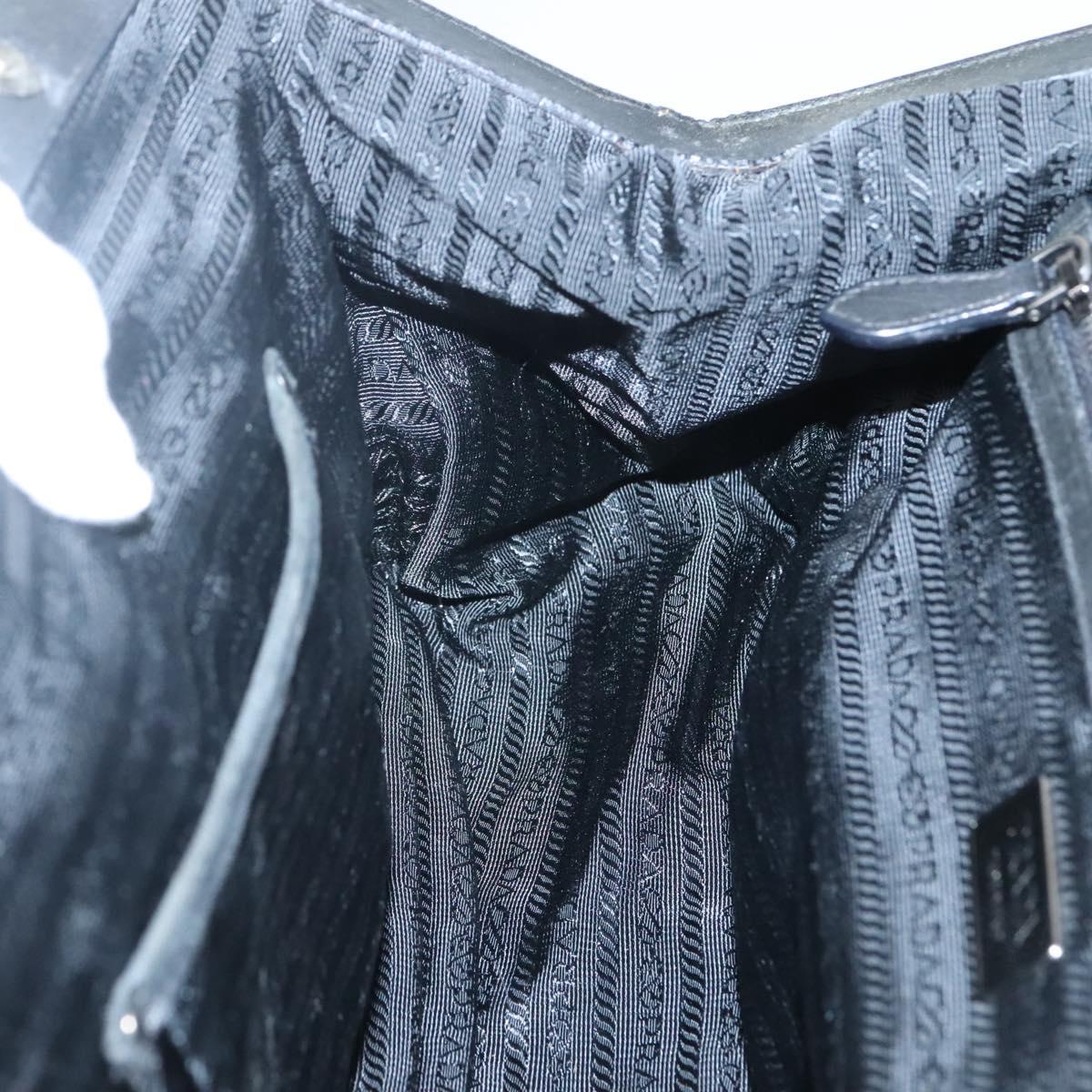 PRADA Shoulder Bag Nylon Black Auth SW793