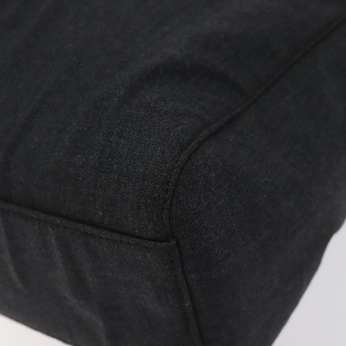 PRADA Sports Shoulder Bag Canvas Gray Silver Auth SW795