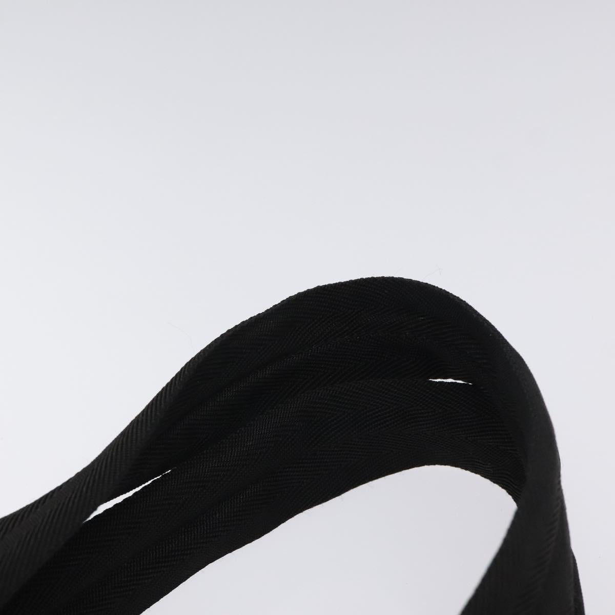 PRADA Sports Shoulder Bag Canvas Gray Silver Auth SW795