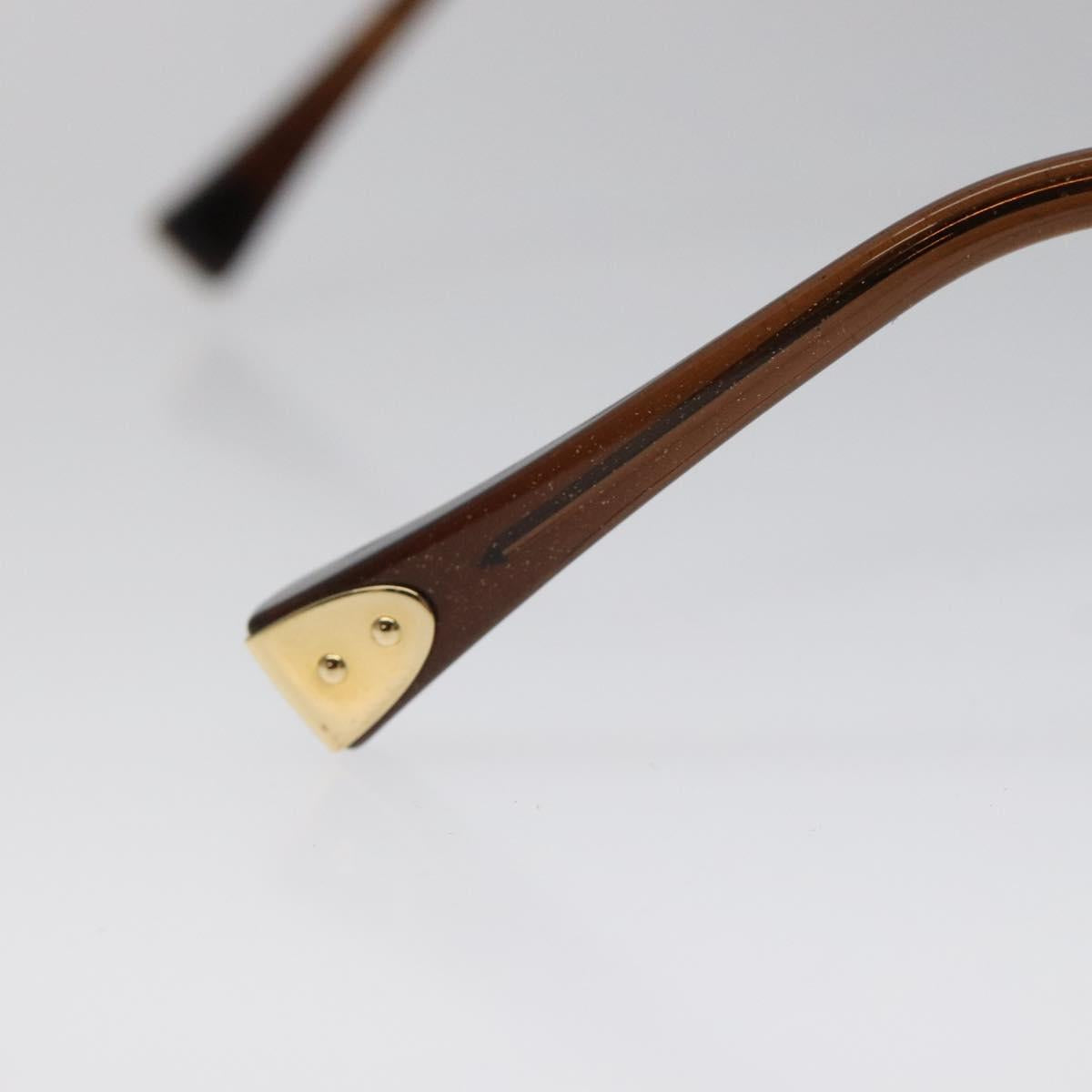 LOUIS VUITTON Conspiration Sunglasses Plastic Gold Z0038U LV Auth SW873