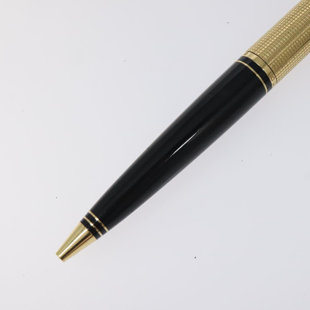 LOUIS VUITTON Dock Lacquer Ballpoint Pen Metal Black N72602 LV Auth SW883