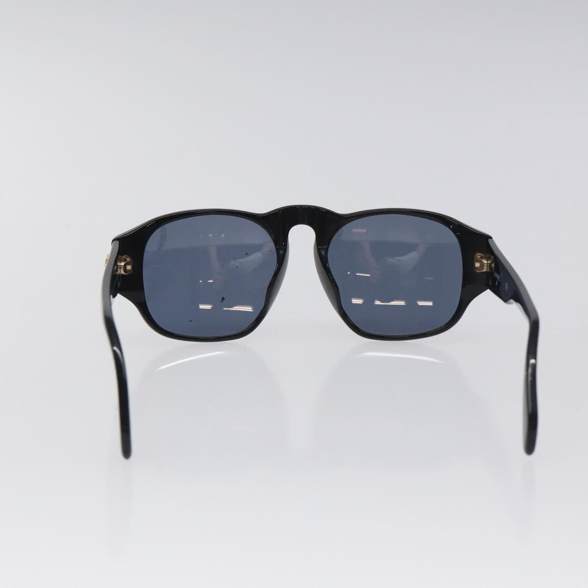 CHANEL Sunglasses plastic Black CC Auth SW917