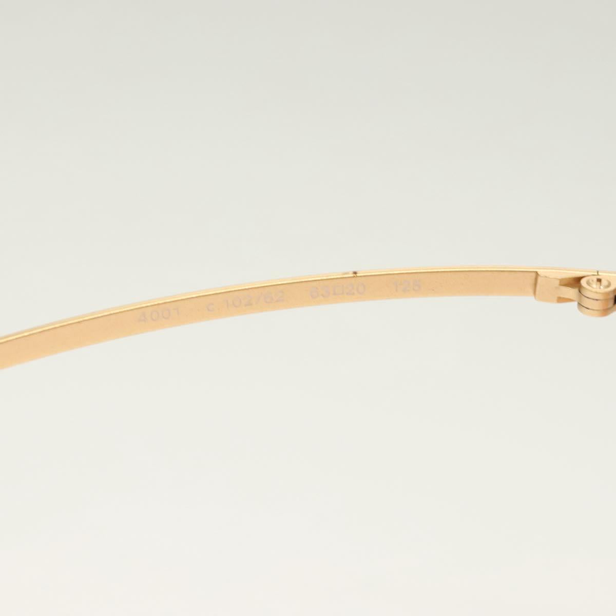 CHANEL Sunglasses metal Orange CC Auth SW927