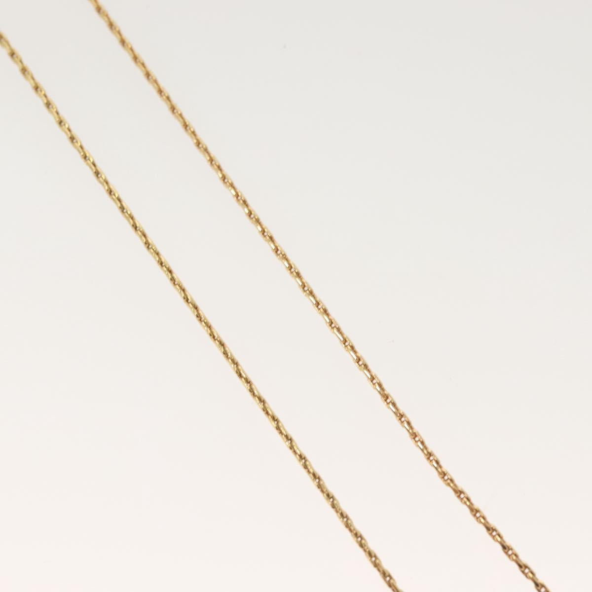 Christian Dior Necklace metal Gold Auth SW947