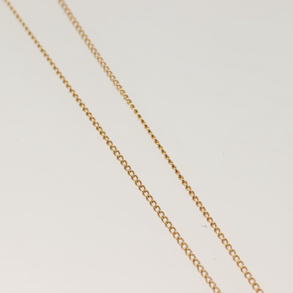 Christian Dior Necklace metal Gold Auth SW953