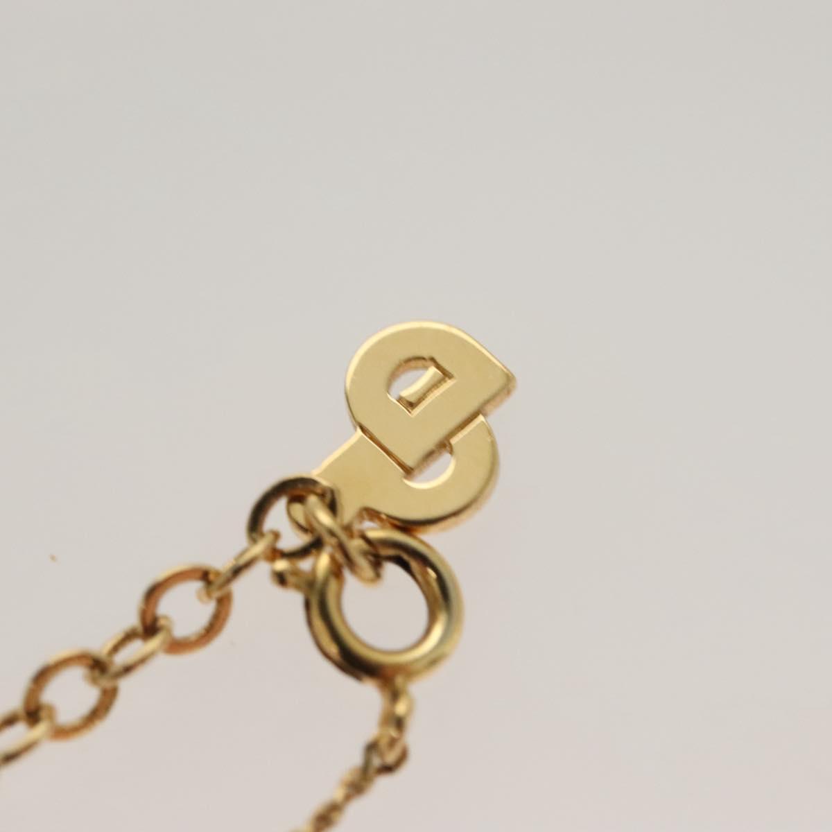 Christian Dior Necklace metal Gold Auth SW954