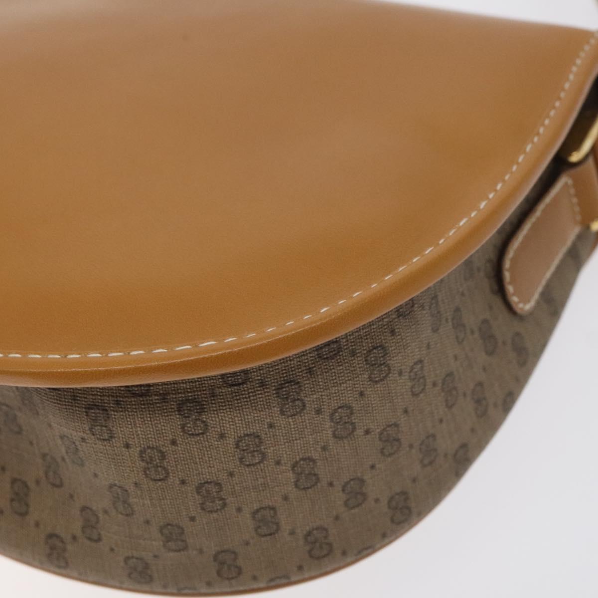 GUCCI Micro GG Supreme Shoulder Bag PVC Beige Gold 007 58 0074 Auth SW968
