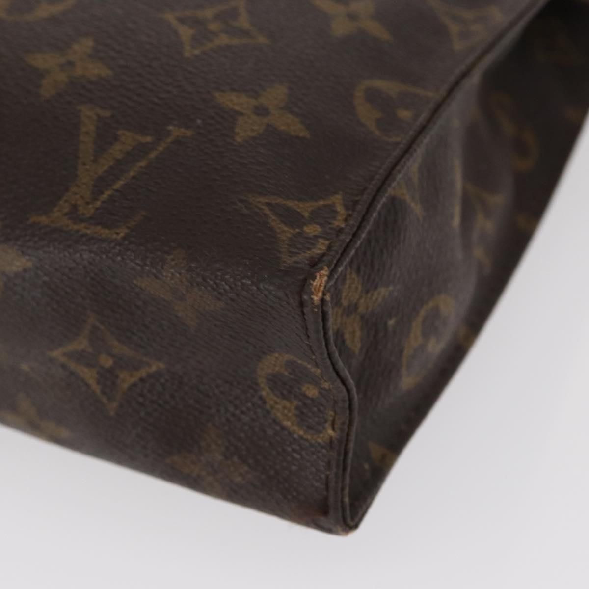 LOUIS VUITTON Monogram Poche Toilette 26 Pouch M47542 LV Auth tb1251