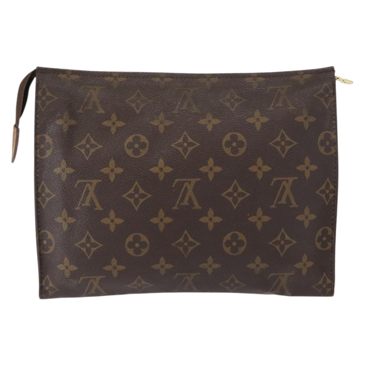 LOUIS VUITTON Monogram Poche Toilette 26 Pouch M47542 LV Auth tb1251