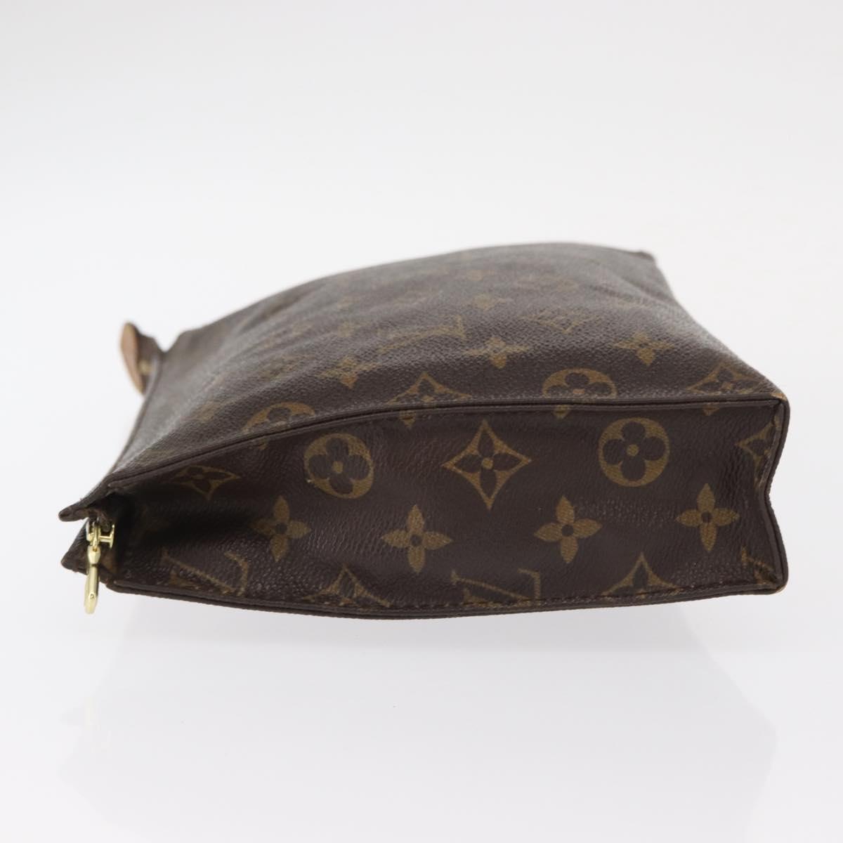 LOUIS VUITTON Monogram Poche Toilette 26 Pouch M47542 LV Auth tb1251