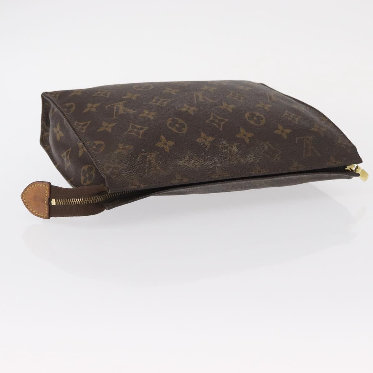 LOUIS VUITTON Monogram Poche Toilette 26 Pouch M47542 LV Auth tb1251