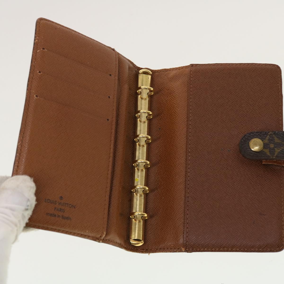 LOUIS VUITTON Monogram Day Planner Cover iPhone Case Wallet 5 Set LV Auth tb633