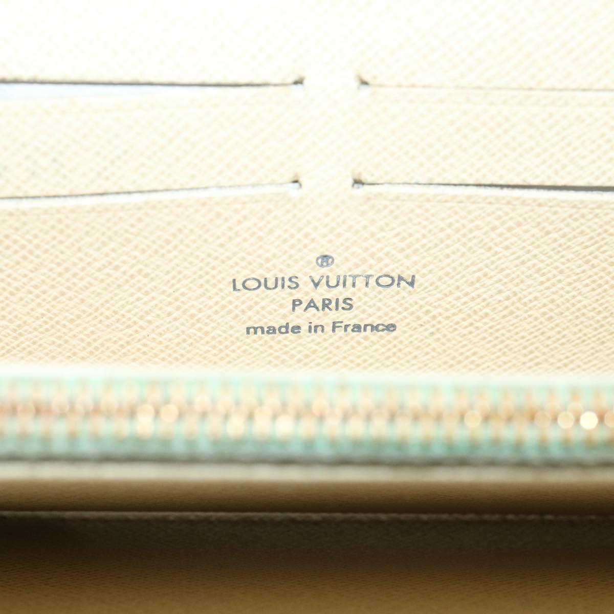 LOUIS VUITTON Damier Azur Zippy Wallet Long Wallet N60019 LV Auth th3350