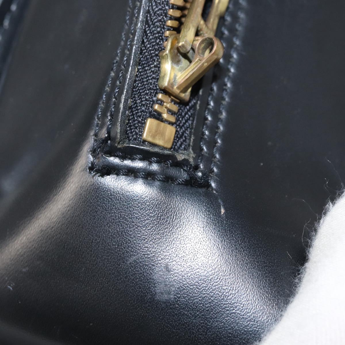 LOUIS VUITTON Epi Sorbonne Business Bag Black M54512 LV Auth th3744