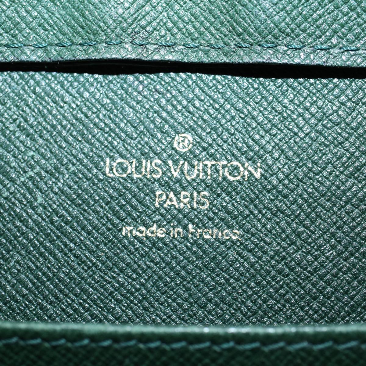 LOUIS VUITTON Taiga Baikal Clutch Bag Epicea M30184 LV Auth th4000