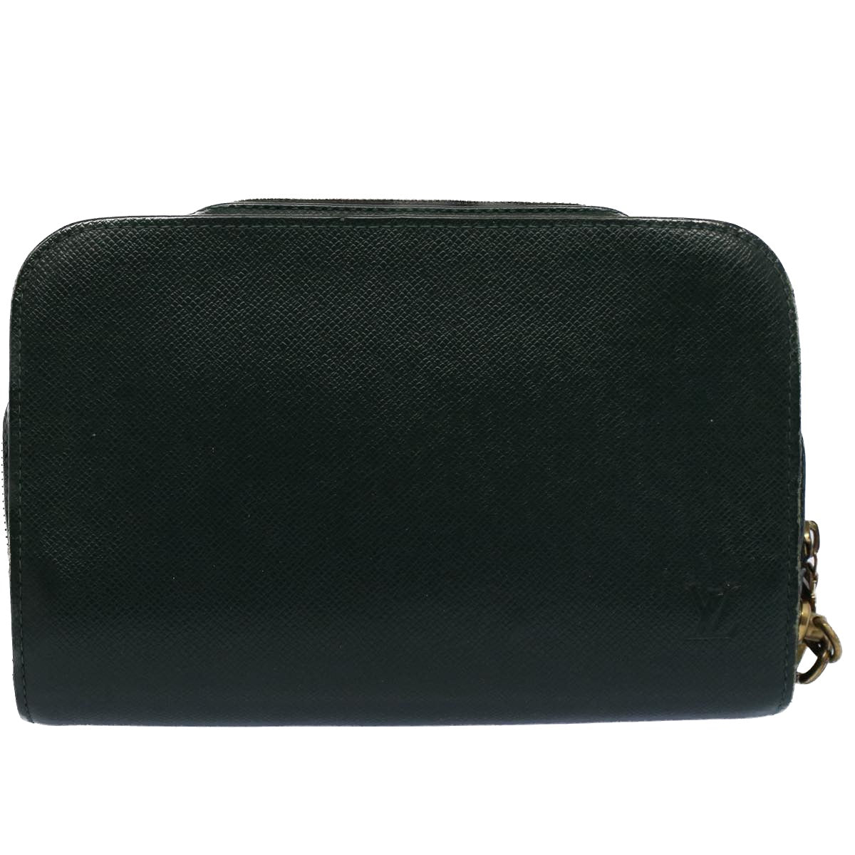 LOUIS VUITTON Taiga Baikal Clutch Bag Epicea M30184 LV Auth th4000