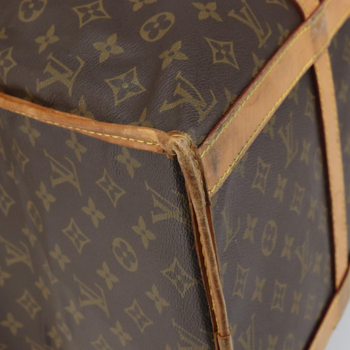 LOUIS VUITTON Monogram Sac Shan 55 Pet Carry M42020 LV Auth th4065