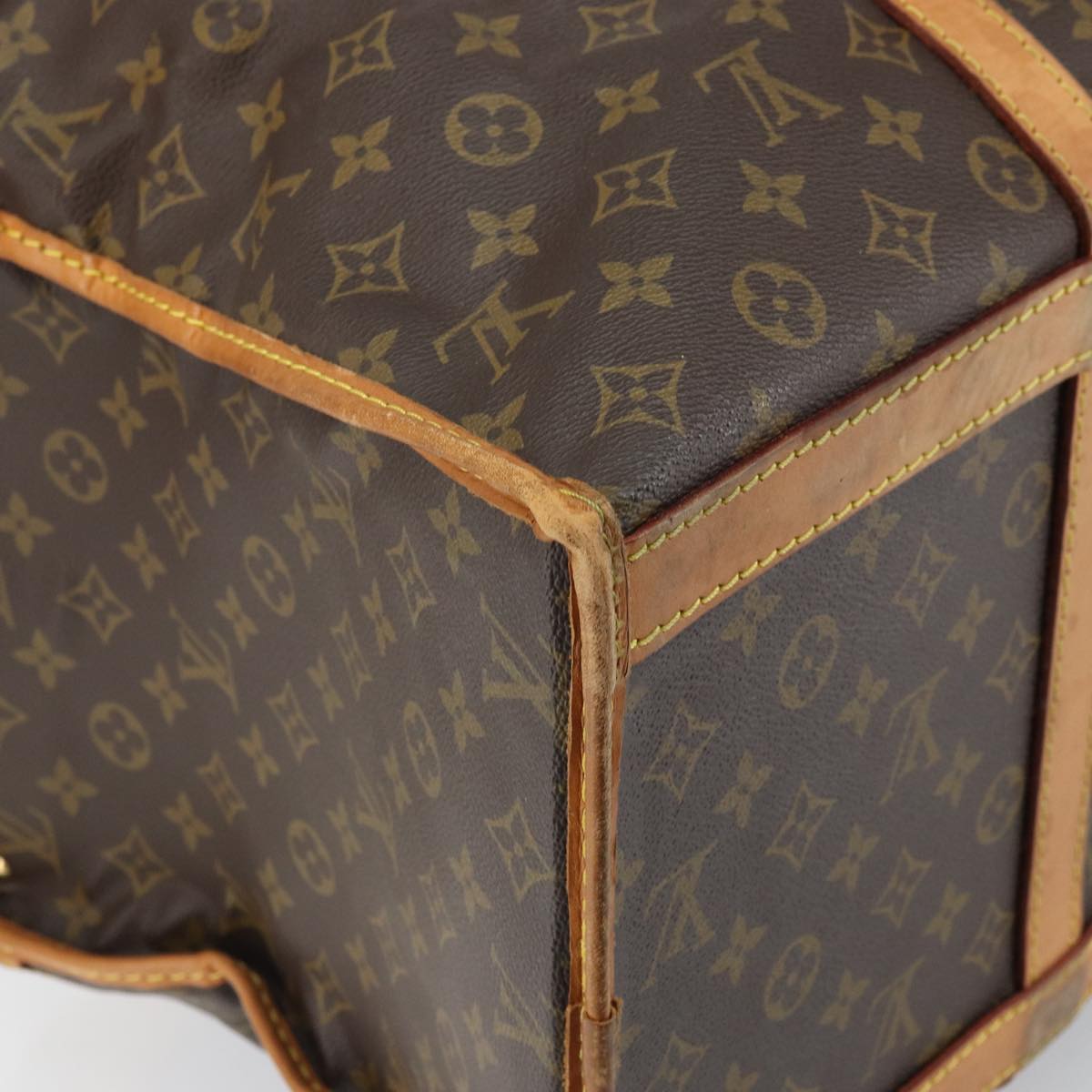 LOUIS VUITTON Monogram Sac Shan 55 Pet Carry M42020 LV Auth th4065