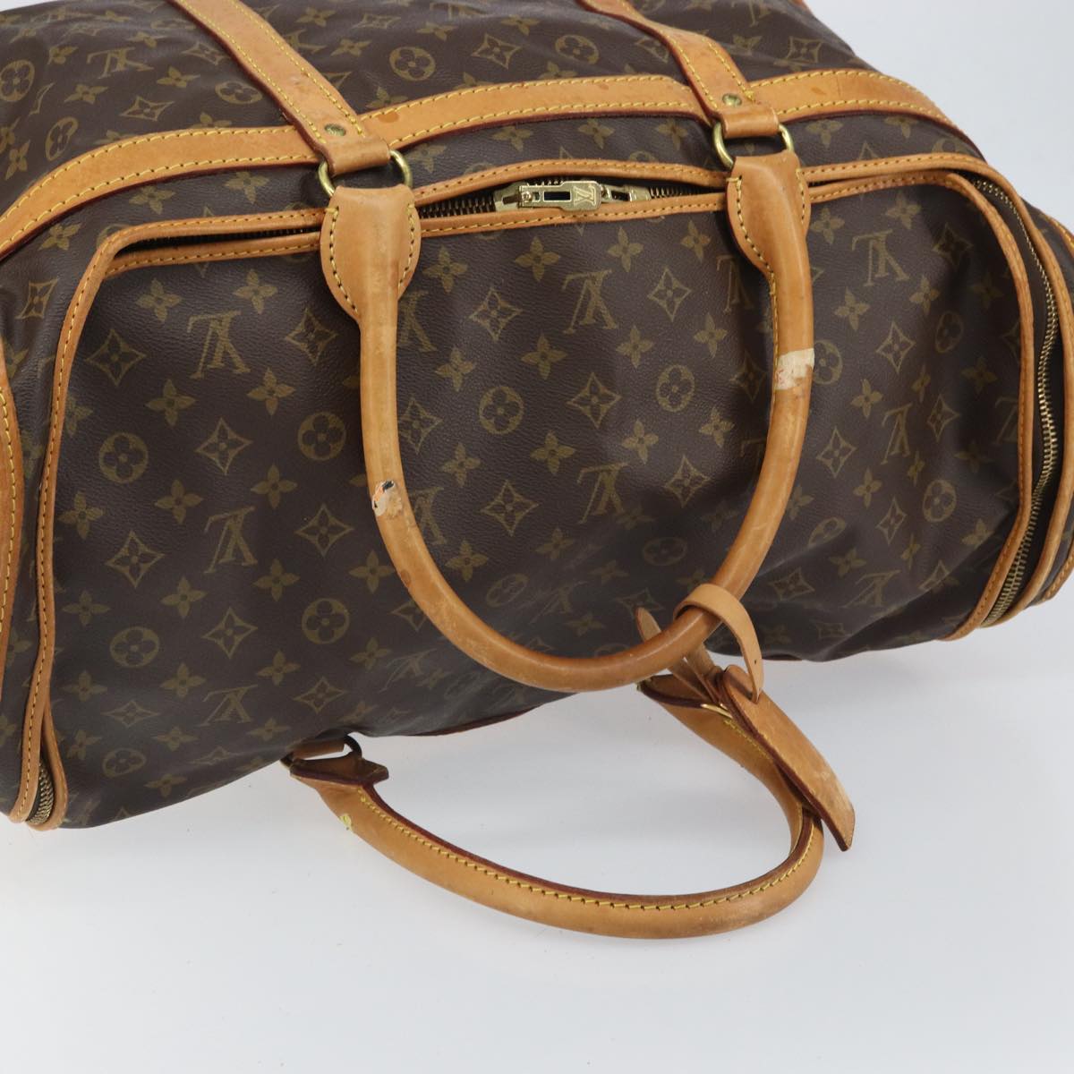 LOUIS VUITTON Monogram Sac Shan 55 Pet Carry M42020 LV Auth th4065