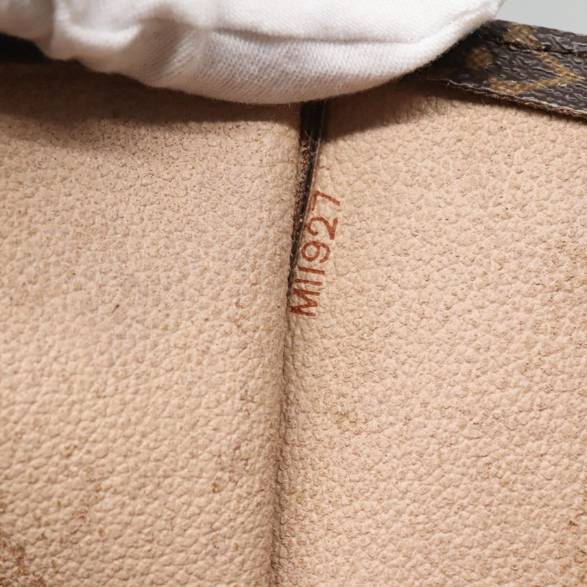 LOUIS VUITTON Monogram Sac Plat Hand Bag M51140 LV Auth th4339