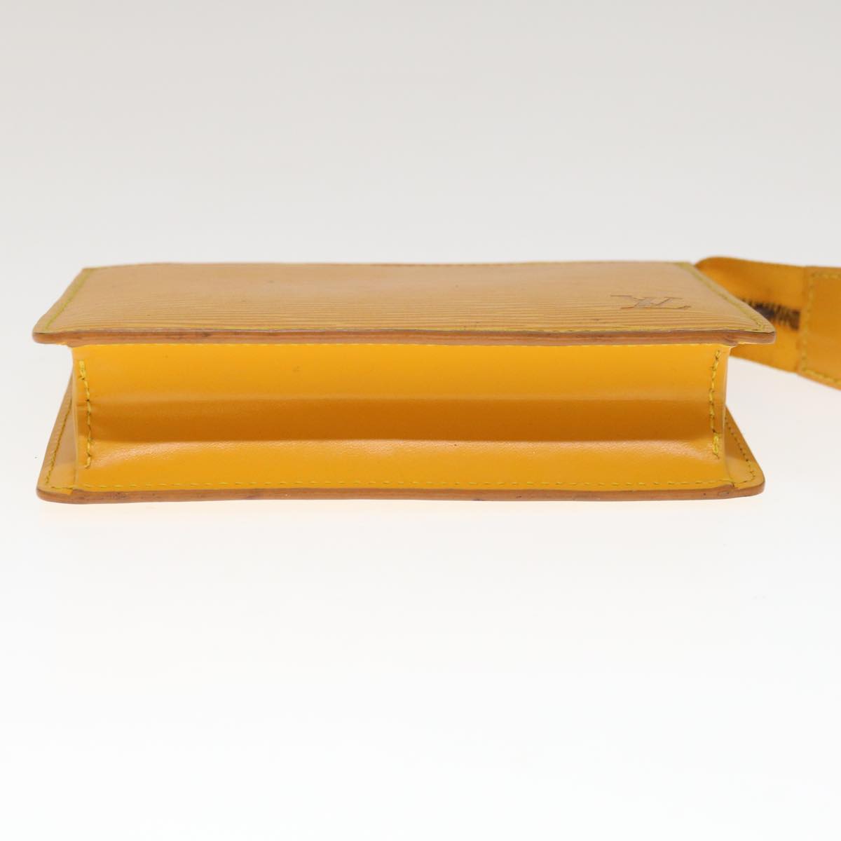 LOUIS VUITTON Epi Poche Toilette 15 Pouch Yellow LV Auth th4519