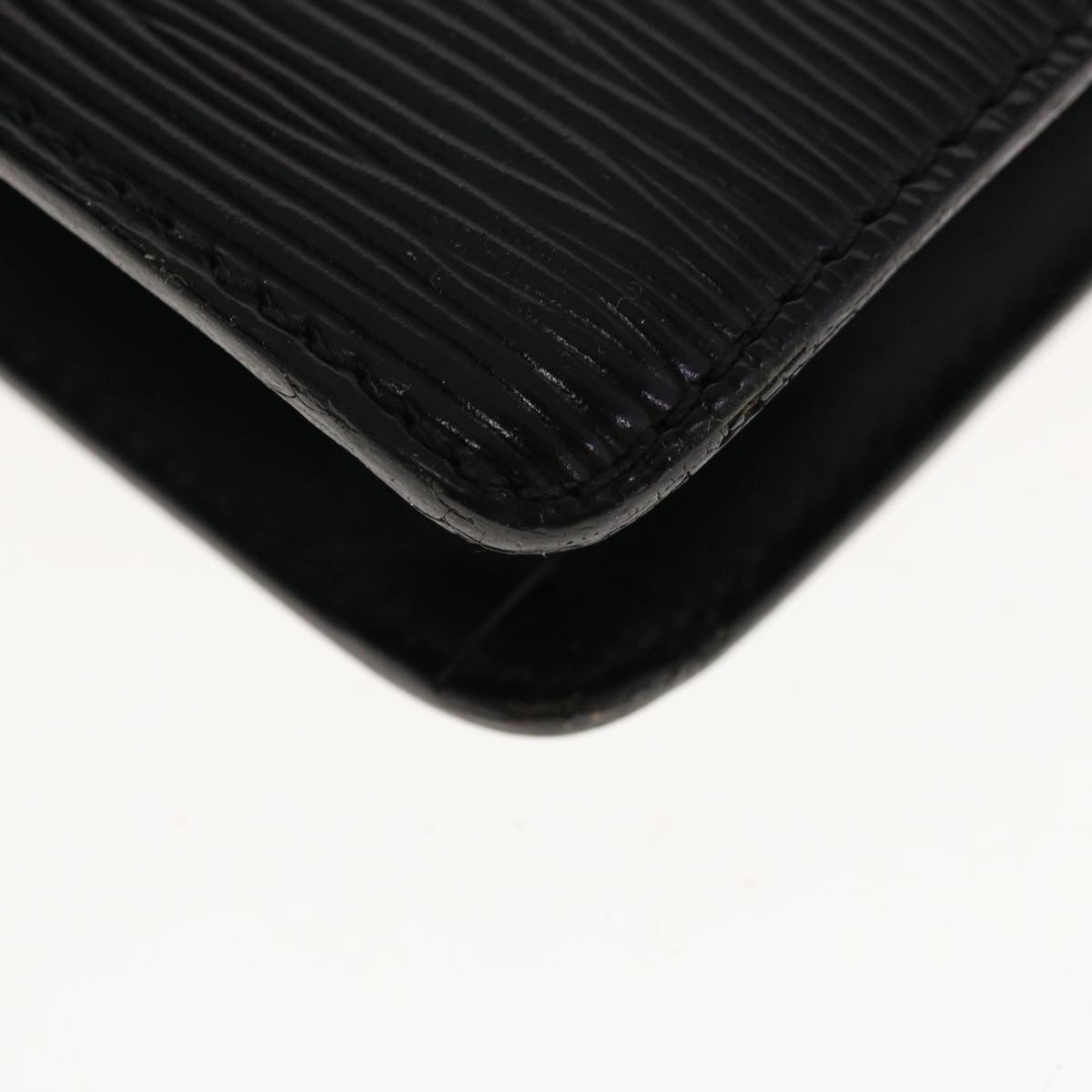 LOUIS VUITTON Epi Pochette Homme Clutch Bag Black M52522 LV Auth th4538