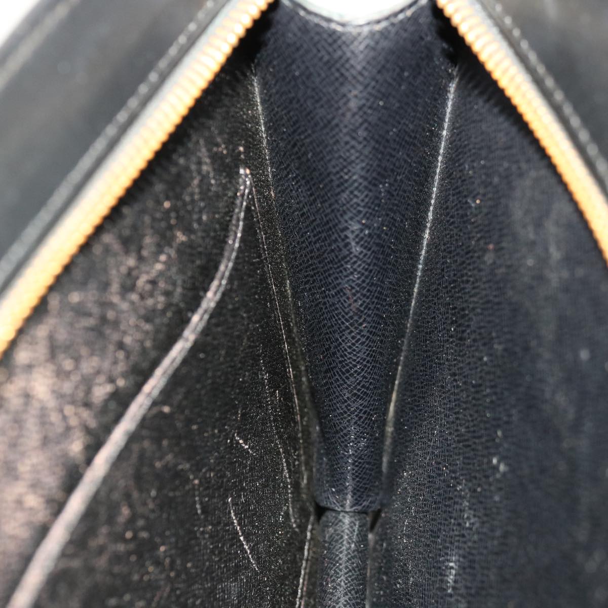 LOUIS VUITTON Epi Pochette Homme Clutch Bag Black M52522 LV Auth th4538