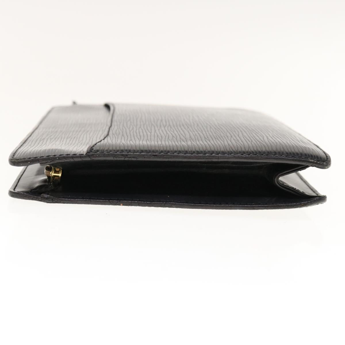 LOUIS VUITTON Epi Pochette Homme Clutch Bag Black M52522 LV Auth th4538