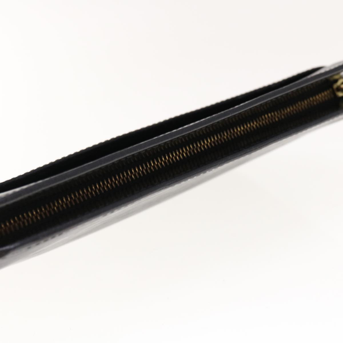 LOUIS VUITTON Epi Pochette Homme Clutch Bag Black M52522 LV Auth th4538