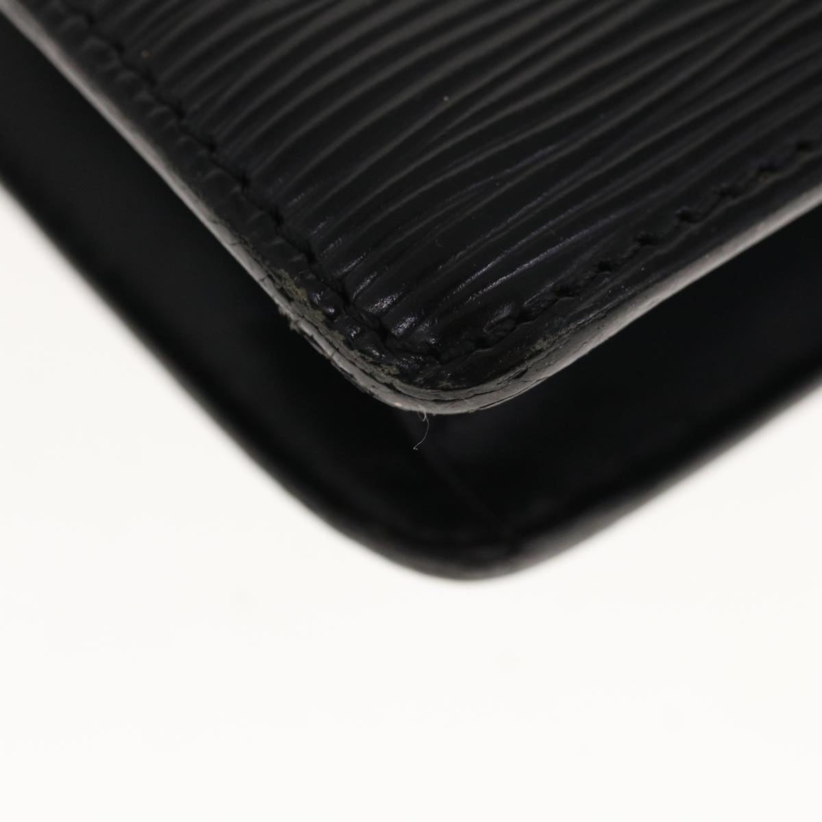 LOUIS VUITTON Epi Pochette Homme Clutch Bag Black M52522 LV Auth th4538