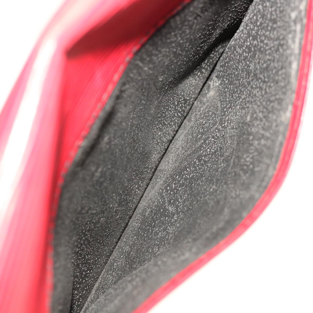LOUIS VUITTON Epi Montaigne 23 Clutch Bag Red M52667 LV Auth th4539