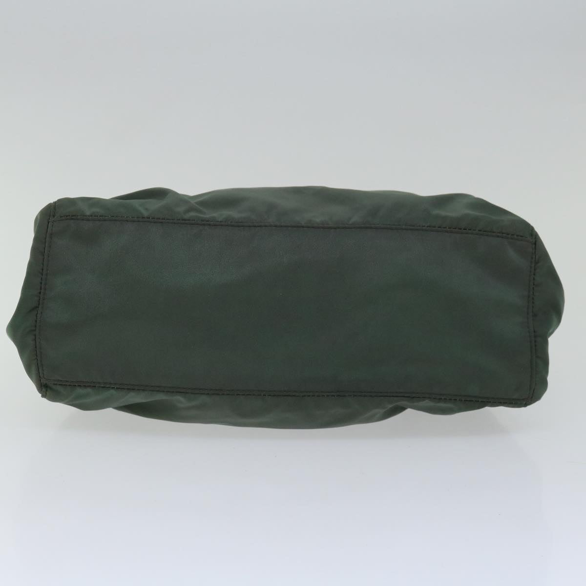 PRADA Hand Bag Nylon 2way Green Auth th4577
