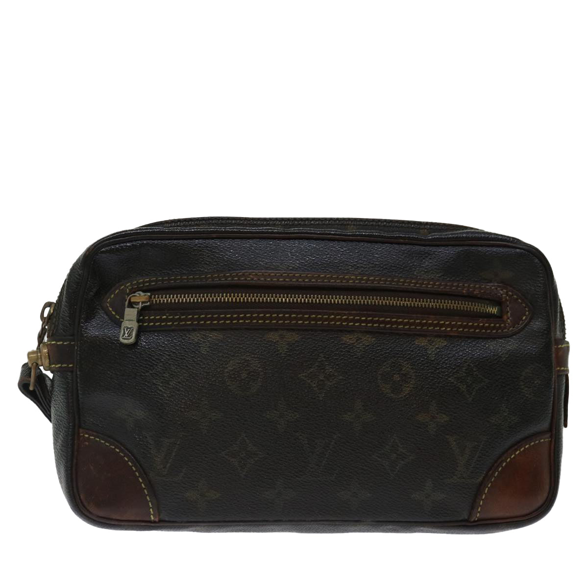 LOUIS VUITTON Monogram Marly Dragonne GM Clutch Bag M51825 LV Auth th4769