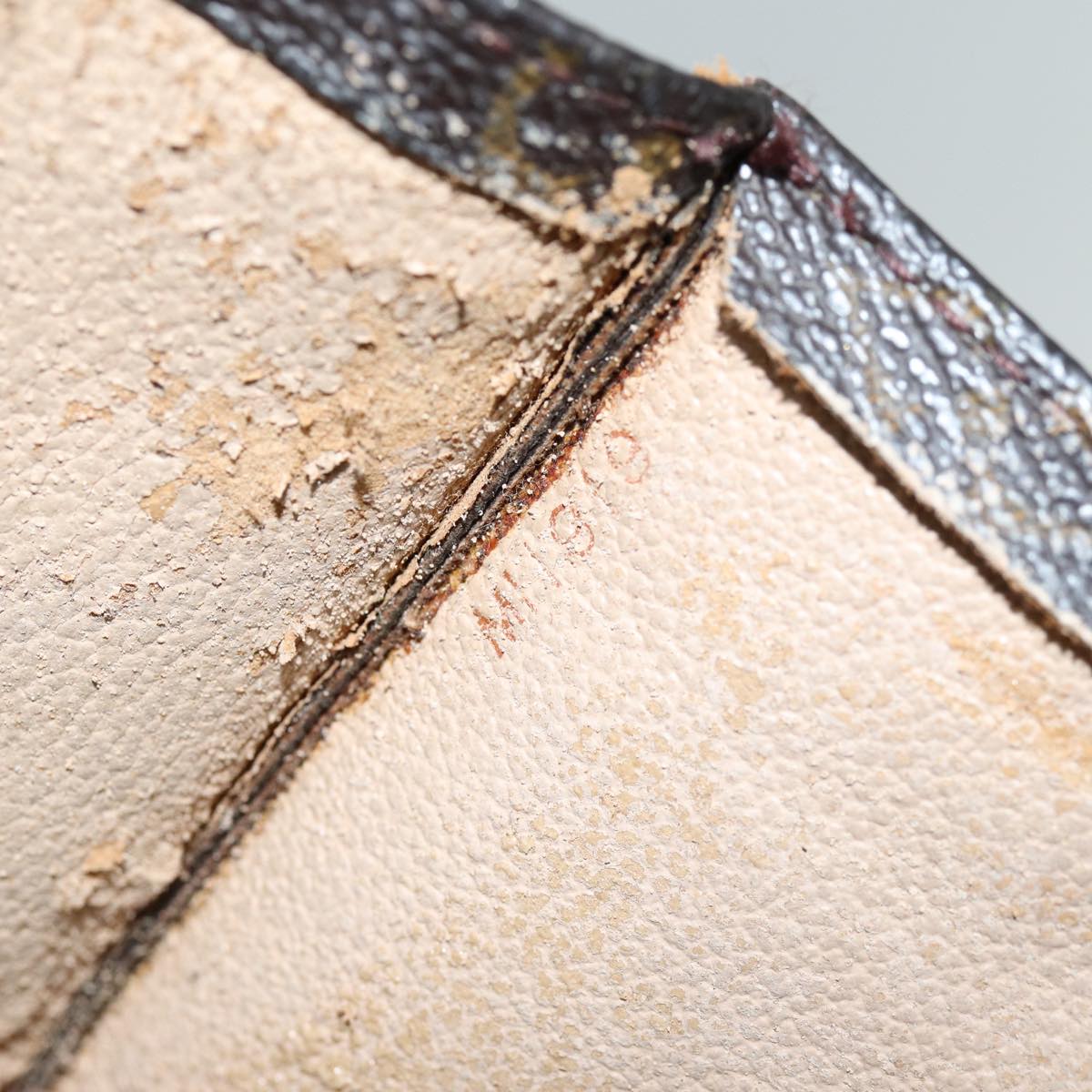 LOUIS VUITTON Monogram Sac Plat Hand Bag M51140 LV Auth th4922