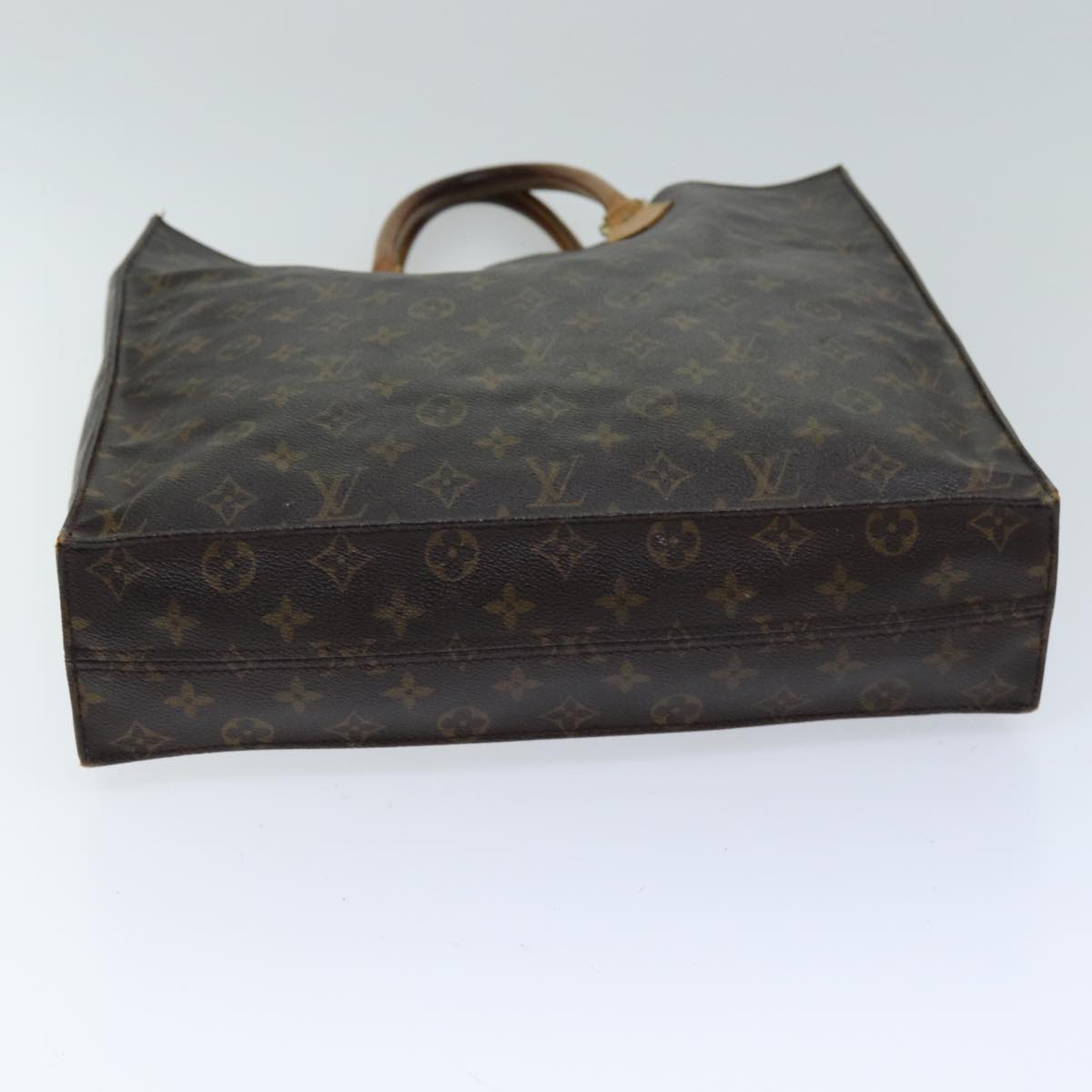 LOUIS VUITTON Monogram Sac Plat Hand Bag M51140 LV Auth th4922