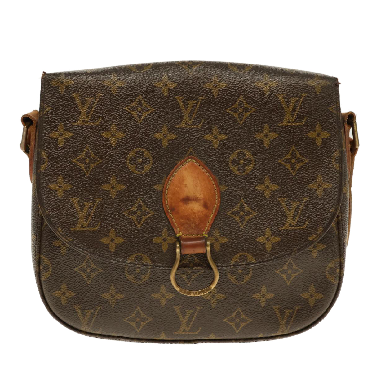 LOUIS VUITTON Monogram Saint Cloud GM Shoulder Bag M51242 Auth th4999