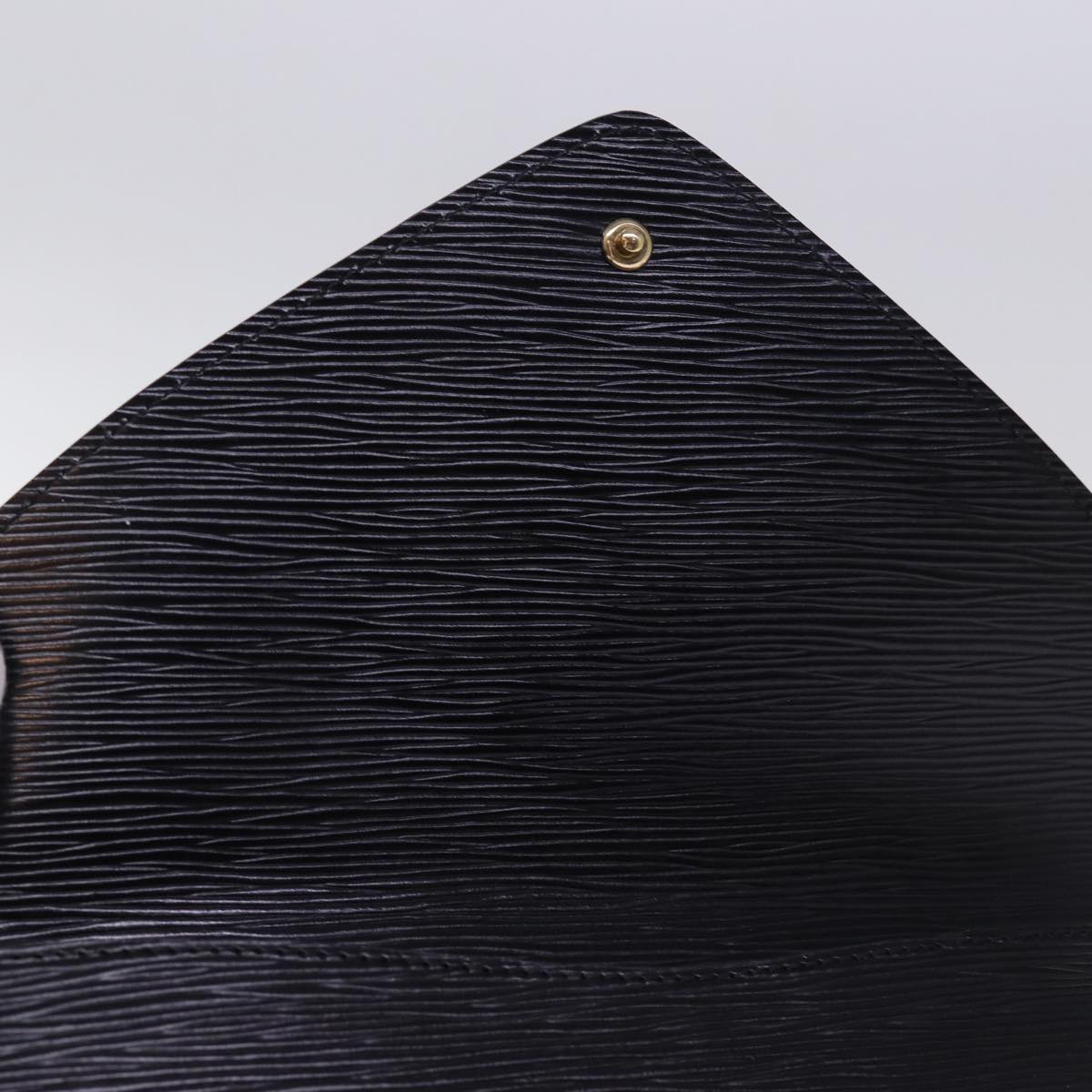 LOUIS VUITTON Epi Art Deco Clutch Bag Black M52632 LV Auth th5039