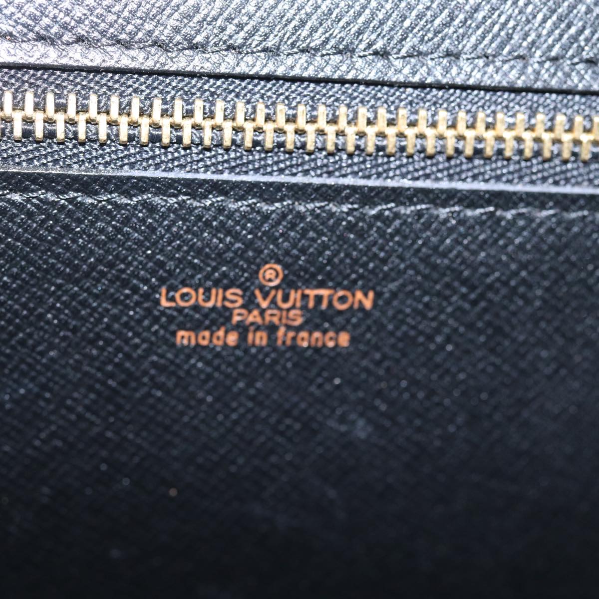 LOUIS VUITTON Epi Art Deco Clutch Bag Black M52632 LV Auth th5039