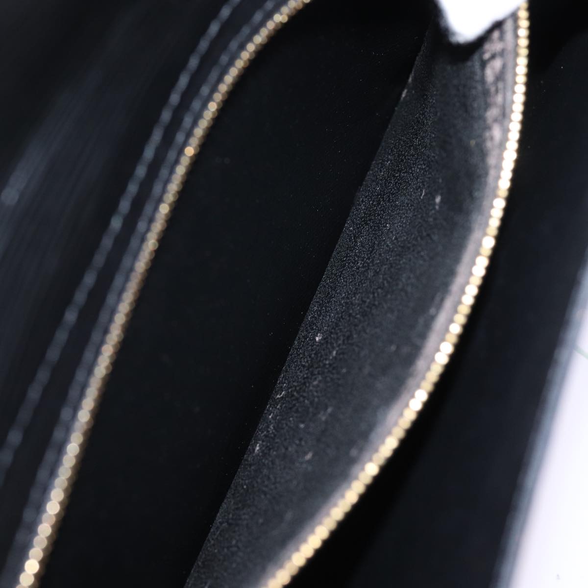 LOUIS VUITTON Epi Art Deco Clutch Bag Black M52632 LV Auth th5039